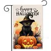 Venda Quente da Amazon Nova Bandeira de Jardim de Outono Bandeira de Jardim de Halloween Cabeça de Abóbora Fantasma Bandeira de Festival Outlet de Fábrica