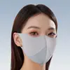 Mascarilla de Verano Sin Costuras 7A Antibacteriana Hielo Oxígeno 3D Tridimensional Protección UV Unisex Mascarilla de Protección Solar con Ajuste Tridimensional