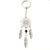 Atrapasueños Llavero Decorativo Cadena de Llaves de Metal Encanto para Coche Colgante para Bolso Borla de Hoja Bohemia Nuevo