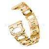 Para reloj Samsung 42/46mm correa de aleación con incrustaciones de diamante en forma de D correa de cadena activa Samsung correa de acero