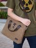Venta al por mayor de fábrica nuevo maletín de negocios simple para hombre bolsa de lona lavada bolso de moda bandolera de hombro