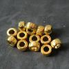 Metal furo grande com contas liga espaçador perfurado contas soltas artesanal DIY acessórios para joias material para pulseira atacado
