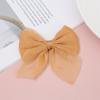 Versión coreana de accesorios para el cabello de niños con lazo de gasa de color liso accesorios para bolsas de ropa semiacabados para manualidades ahora