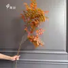 Nueva Hoja de Glicina de 2 Puntas, Hoja de Robinia, Flor Artificial de Madera Lacada, Nandina Verde, Decoración Suave para Bodas al por Mayor, Planta Verde de Lujo Ligero