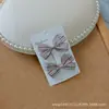 Novo Prendedor de Cabelo Mini Laço Xadrez Primavera e Verão para Meninas Fofo Pequeno Acessório de Cabelo Headwear Infantil Par de Presilhas Multicolorido