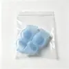 Corrector de dedos, ortesis para juanetes, separador de dedos de tres orificios antiabrasión, ortesis de corrección de dedos