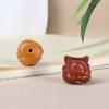 Colgante de cadena para teléfono móvil Xiaofeng Nine con cuentas de Buda Wen Play, tallado en madera de sándalo y zorro de nueve colas.