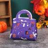 Nova Bolsa de Mão de Halloween Presente de Festa Sacola de Doces Transfronteiriça Amazon Estampa de Abóbora Bolsa Tote Engraçada
