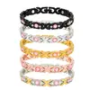 Bestseller transfronteiriço moda europeia e americana pulseira magnética completa removível de liga ecológica com diamantes pulseira feminina ajustável