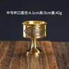 Copas de Vino de Latón, Copas de Agua Bendita, Copas de Vino para Guan Gong al por Mayor, Vasos de Cobre para Hogar Templos Budistas, Artículos Decorativos, Utensilios Budistas