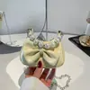 2026 Laço Estiloso Grande Capacidade Fashionable Nova Tendência Corrente de Menina Popular Sob o Braço Pérola Bolsa de Mão Bolsa de Ombro