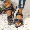 Comercio exterior Sandalias talla europea para mujer 2025 verano nuevo Transfronterizo Talla europea Sandalias romanas Moda Fabricantes En stock Zapatos de mujer Tendencia