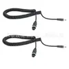 Cable de enchufe de aviación M16 con resorte, de dos o tres núcleos, cabeza de aviación GX16, cable para pedal, enchufe de alimentación