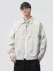 Nuevo Abrigo de Hombre para Primavera y Otoño con Cuello Solapa, Moderno y Elegante, de Doble Cara, Chaqueta Casual