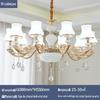 Lâmpada de sala de estar moderna minimalista lustre europeu simples elegante para casa sala de jantar quarto lâmpada iluminação LED lâmpada de quarto de celebridade da internet
