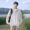 Camisa casual de rayas de manga larga con cinturón para hombre, talla grande de otoño, corte holgado moderno, top elegante y genial