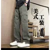 Pantalones de Trabajo Casuales Finos con Múltiples Bolsillos para Hombre Marca de Moda Resistentes al Desgaste Pantalones Largos para Exteriores y Viajes Cotidianos Pierna Recta Pantalones Largos para Montañismo al Aire Libre