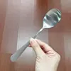 Cuchara de Mesa de Acero Inoxidable Hogareña Creativa Cabeza Ovalada Cuchara Multifuncional para Café Té con Leche Remover Comer Sopa Cuchara de Mesa