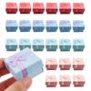 Pendientes de unicornio de gran venta transfronteriza, bonita caja de regalo para anillos, caja de regalo, primer embalaje de joyería, cartón rosa