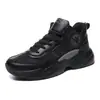 Zapatos Nuevos para Hombre, Zapatillas de Correr Talla Grande, Zapatos Deportivos Casuales Fluorescentes de Cuero de Microfibra, Zapatos para Hombre, Zapatos de Algodón con Felpa