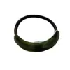 Cuerda para el Cabello Curva de Color Sólido Geométrico Etiqueta Dorada Anillo para el Cabello Elegante de Gama Alta Accesorios para el Cabello de Resina Banda Elástica Alta Banda de Goma Básica Sombrerería