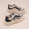 Zapatos Gruesos Estilo Coreano Estilo Papá Primavera Nuevo Estilo Callejero Estudiante Correr Zapatos Deportivos para Mujer Aumentadores de Altura Casuales Zapatos Blancos