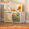 Armário de Grade de Aço para Sala de Estar, Quarto, Jardim de Infância, Estante de Combinação Livre, Armário de Armazenamento de Brinquedos para Crianças, Armário de Armazenamento de Chão