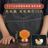 Lâmpada de Lótus de Vidro Real Estilo Antigo Puramente Feita à Mão, Mini Decoração Recarregável para Casa, Pequena Lâmpada de Oferenda Buda para Altar, Grátis