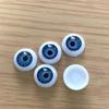 Accesorios Bjd Transfronterizos Ojos de Cerámica Semiredondos Ojos de Muñeca Realistas Falsos Ojos de Juguete Ojos de Sol Ojos Inyectados en Sangre con Cuentas