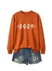 Amazon eBay loja independente casual e confortável simples feminina aconchegante temporada pequeno coração outono e inverno moletom