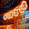 Lanternas de Oliva Estilo Chinês para Cavalo Ano Modelo 2026 para Entrada de Pátio Externo, um Par de Lanternas Vietnamitas para Ano Novo e Festival da Primavera Lanternas Vermelhas