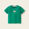 Meninas 2024 Verão Novo bonito desenhos animados camiseta de manga curta Baby Men estilo ocidental meia manga Top verão moda One Piece