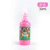 Pintura de acuarela lavable para niños, 12 colores, 30 ml, para pintar con los dedos, graffiti seguro, botella de pintura para jardín de infantes