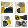 Funda de Almohada Estilo Morandi Abstracto Simple Transfronteriza Funda de Almohada Estampada de Lino Funda de Almohada Decorativa para el Hogar Amazon
