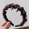 Diadema para Cabello Roto Artefacto de Acabado Diadema para Lavarse la Cara Pasador Tocado Nuevo Cabello Celebridad de Internet Cabello Raíz del Cabello Parte Superior de la Cabeza Cabello