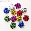 (Fábrica) Caja de Regalo Flor de Estrella Láser de 1.0 a 3 pulgadas Decoración para Coche de Boda Flor de Cinta Autoadhesiva con Adhesivo Posterior