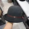 Sombrero de Paja Casual Estilo Japonés con Ala Enrollada para Mujer con Lazo, Sombrero de Pescador Adelgazante, Sombrero de Verano con Protección Solar, Sombrero para Salidas de Primavera