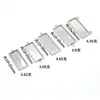 Directo de Fábrica Acero Inoxidable Base Portajoyas de Tiempo Colgante Simple Doble Colgante Rectangular Portajoyas DIY Accesorios de Joyería