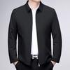 Chaqueta de Invierno Cálida de Plumas de Ganso para Hombre Chaqueta de Plumas Desmontable Cálida para Hombre de Mediana Edad y Personas Mayores Negocios Ligeros para Hombre
