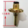 Conector de Reparo de Vazamento para Bico de Maçarico de Cilindro de Gás Liquefeito Acessórios Conector de Cobre Roda de Mão Tanque de Gás Guia de Gás Conector de Cobre