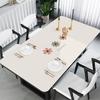 Toalha de Mesa Impermeável e à Prova de Óleo Sem Lavar Anti-Escaldante PVC Tapete de Mesa Escandinavo Vidro Macio Retangular Tapete de Mesa de Jantar Mesa de Café Zhao Zhuoyou