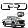 Adequado para Ford RANGER T9 2022+ com faróis básicos - Proteção da viseira do farol, decoração do farol