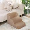 Escaleras para Perros, Escalera de Escalada para Mascotas, Peldaños Reversibles de Esponja, Adecuadas para Perros Pequeños y Medianos como Bichón, para Subir a la Cama o al Sofá, Extraíbles y Lavables