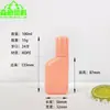 Frasco plano de loção corporal com formato de 100ml, frasco de plástico HDPE para base, frasco spray para protetor solar, frasco de creme para as mãos hidratante