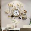 Reloj nórdico de moda para sala de estar, moderno, minimalista, decorativo para el hogar, reloj de pared rojo, creativo, para restaurante, venta al por mayor