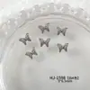 Nuevo Versátil Francés Mariposa Arte de Uñas Accesorios de Pedrería Estilo Coreano Color Sólido Alta Calidad Mariposa Pedrería Material para Uñas Venta al por Mayor