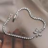 Pulsera Aogu Nicho Transfronterizo Hoja de Oro y Plata Zircón para Mujer Moda Ins Lujo Accesible Joyería de Alta Gama Pulsera