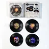Posavasos de CD Muy Retro, Tapetes para Cerveza de Disco de Vinilo, Posavasos de Plástico para Café y Té, Productos Transfronterizos, Venta Directa de Fabricantes