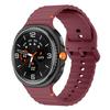 Yuelaiqiang es adecuado para Samsung Samsung 8Ultra2 Watch Puntada Ondulada Watch7 Ultra Silicona