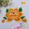 Nuevos Materiales DIY Accesorios de Rendimiento Vestido Antiguo Ópera Bordado Étnico Tela Flores Acolchadas 4275# Flores Calientes